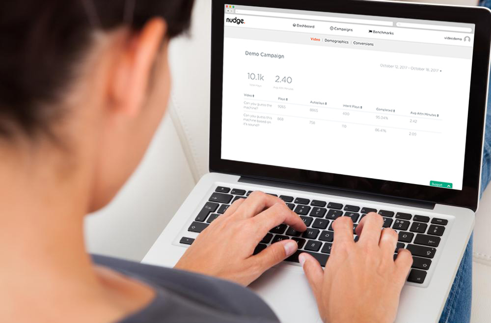 Nudge's video & social integrations