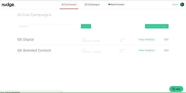 Nudge's request a report feature