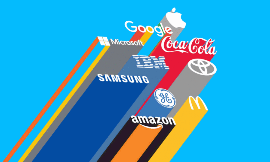 logos of some of the world's biggest brands