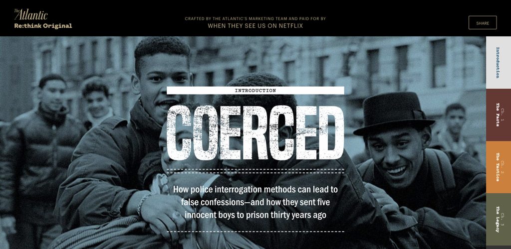 Netflix on the Atlantic with coerced