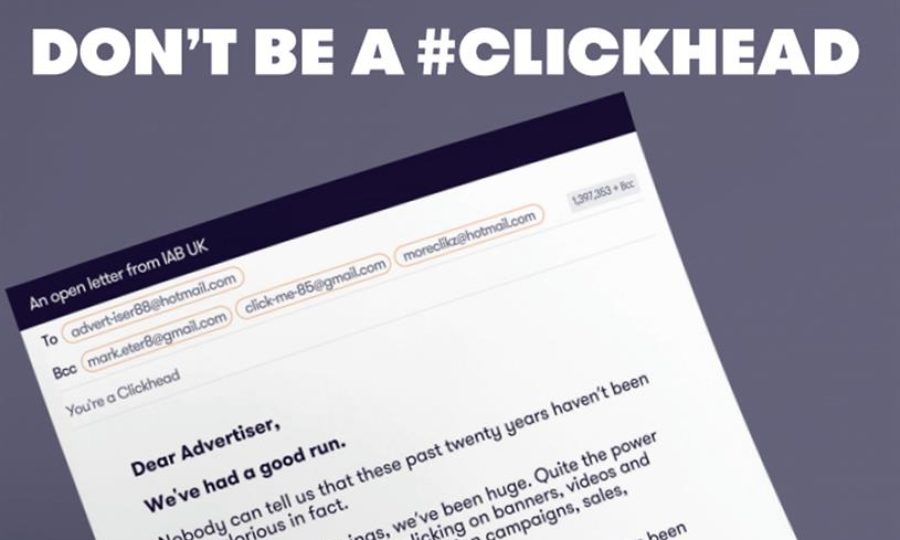 Don’t be a clickhead, IAB UK nudges the industry to move on.