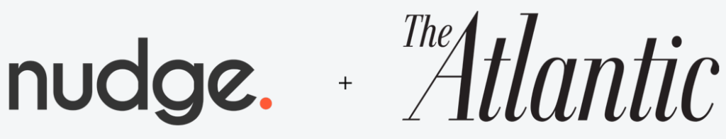 Nudge's and The Atlantic's logos