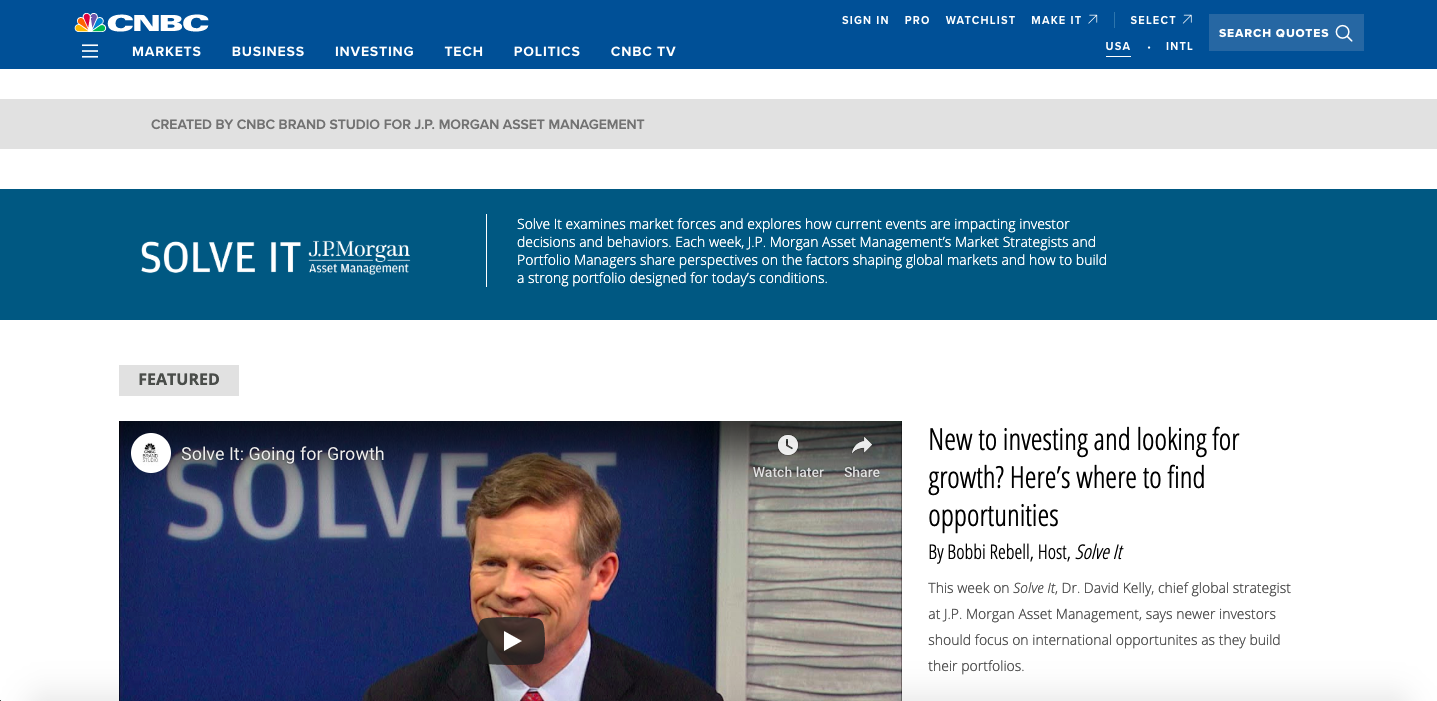 Branded content by J.P. Morgan Asset Management