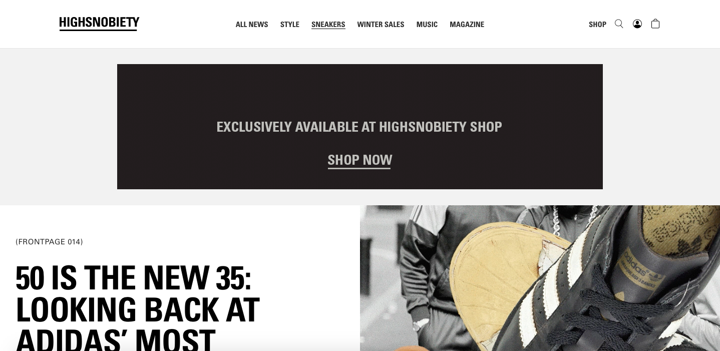 Branded content by Adidas