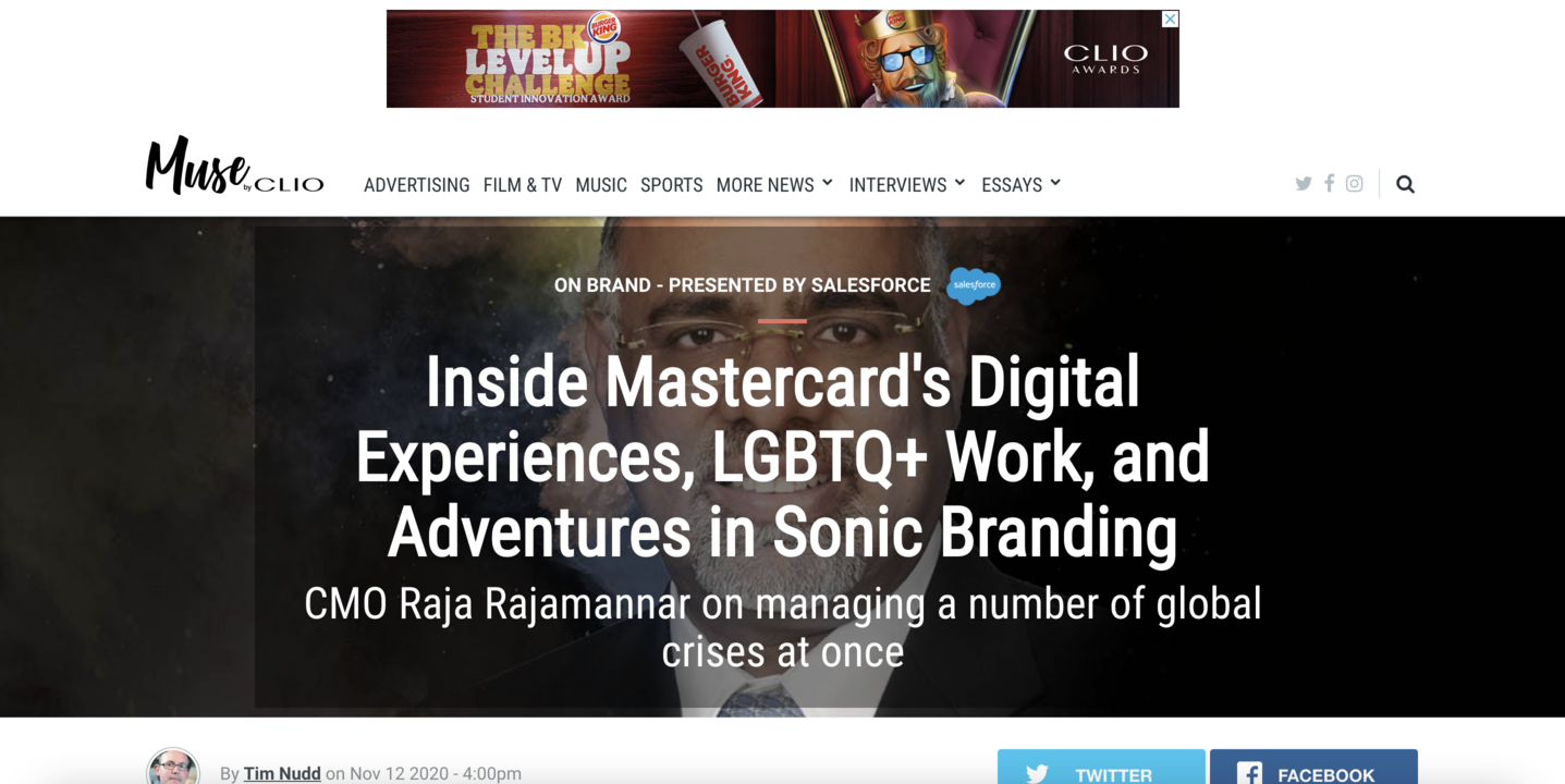 Branded content by SalesForce + Muse by CLIO